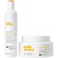 milk_shake Argan Shampoo 300ml & Argan Deep Treatment 200ml Duo milk_shake Argan Shampoo 300ml & Argan Deep Treatment 200ml Duo