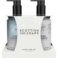 Scottish Fine Soaps Winter Comforts Hand Care Set 2X300ml Pump Bottles