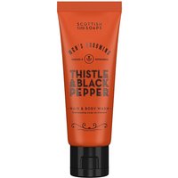 Scottish Fine Soaps Thistle & Black Pepper Hair & Body Wash 75ml Tube