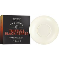 Scottish Fine Soaps Thistle & Black Pepper Shave Soap Refill 100g in Carton