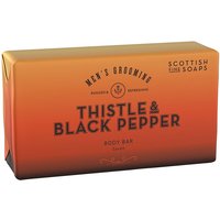 Scottish Fine Soaps Thistle & Black Pepper Body Bar 220g Wrapped