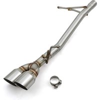 Exhaust Back Box Delete Pipe - Ford Fiesta MK7 MK7.5 1.0 Ecoboost 13-17
