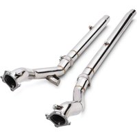 2.5" Exhaust Decat Downpipes - Audi S4 B5 2.7 BI-Turbo 97-02