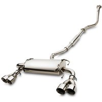 2.75" Turbo Back Exhaust System - Subaru Impreza Shark Eye Hatchback GRB WRX STI 08-14