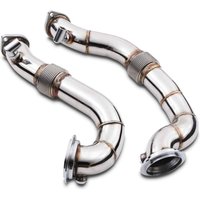2.5" Exhaust Decat Downpipes - BMW 1 / 3 Series E82 / E87 / E88 / E90 / E91 / E92 / E93 N54 3.0 05-13