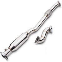Exhaust Precat & Decat Downpipe - Vauxhall Astra G / H / MK4 / MK5 / Zafira A / B GSI / SRI / VXR 2.0T 16V 02+