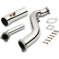 3" Top Mount Single Turbo Conversion Exhaust - Toyota Supra MK3 MK4 1JZ 2JZ