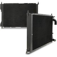 40mm High Flow Radiator Black - Fiat Coupe 2.0 20V Turbo 96-00