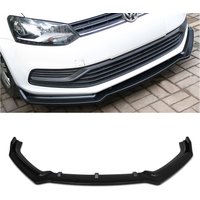 Gloss Black Front Bumper Splitter Lip - Volkswagen Polo MK5 6R/6C 09-17