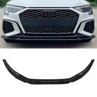 Front Splitter Lip Gloss Black - Audi A3 8Y 2020+
