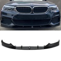 Gloss Black M Performance Style Front Splitter - BMW 5 Series G30 G31 17-20