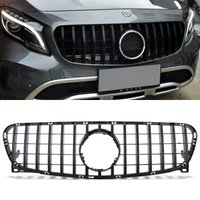 Panamericana GTR Gloss Black Front Grille - Mercedes GLA X156 14-16