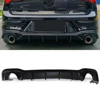Rear Diffuser Lip Gloss Black - Volkswagen Golf GTI MK8 2020+