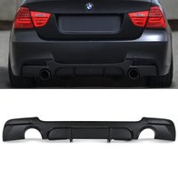 Rear Diffuser P Style Lip Gloss Black - BMW 3 Series E92 07-10