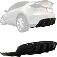 Rear Diffuser Lip Gloss Black - Tesla Model Y 2020+