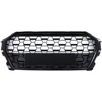 Front RSQ3 Style Badgeless Grille Gloss Black – Audi Q3 F3 19-25