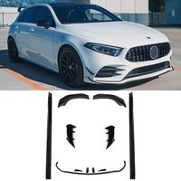 Aero Body Kit Gloss Black - Mercedes A-Class A35 AMG / AMG Line W177 2018+