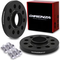 Direnza 15mm Wheel Spacers - Pair - Alfa Romeo 147 / 156 / GT / 4C | 5×98 M12×1.25 58.1mm