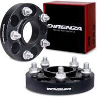 Direnza 25mm Wheel Spacers - Pair - Vauxhall Astra J 1.6T 1.7CDTI 2.0CDTI 09-15 | 5×115 M12×1.5 70.2mm