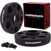 Direnza 25mm Wheel Spacers - Pair - VW Volkswagen Golf GTI GTD R / Audi A3 A4 / Seat FR / Skoda VRS | 5×112 M14×1.5 57.1mm