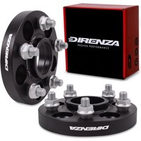 Direnza 20mm Wheel Spacers - Pair - Ford Focus MK2 All Models 05-11 | 5×108 M12×1.5 63.3mm