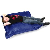 Kids Faux Leather Oxford Cushion Bean Bag