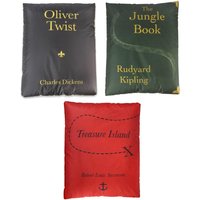 Classic Primary Book Bean Bags - Pack of 3 (Set 2)