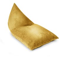Designer Velvet Deck Chair Bean Bag