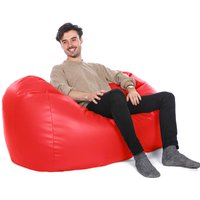 Faux Leather Settee Bean Bag