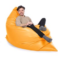 Faux Leather Slab Bean Bag