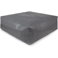 Faux Leather Square Bean Bag