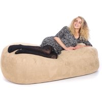 Faux Suede Lounger Bean Bag
