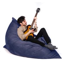 Faux Suede Slab Bean Bag