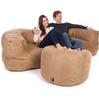 Faux Suede Stool Bean Bag