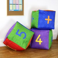 Primary Maths Cube Bean Bags