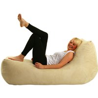 Faux Suede Recliner Bean Bag