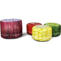 Story Time Vegetable Stool Bean Bags - Pack of 4
