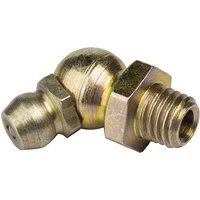 Grease Nipple 1/4 Inch 67.5° Ang Mild Steel UNF Thread Pack of 10