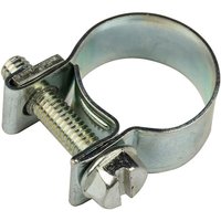 9-11mm Carbon Steel Zinc Plated Clip Fuel Air Water Line MINI HOSE CLAMP 10 Pack
