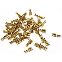 6.3mm Female Spade Connector Solder On (Box 50) Motorcycle GS10446