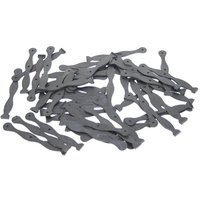 Black Rubber Cable Ties - 4½" Long (Pack of 50) Motorcycle GS81603