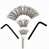 Norton Allen Screw Kit. Complete Set - Norton Commando 750/850 (Stainless) Motorcycle GS89218