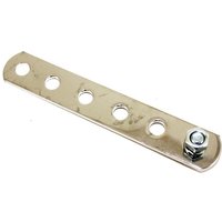 Silencer Bracket 6" in chrome with 6 holes Motorcycle GS93082