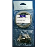 Kits - Clips & Clamps - St.St 8mm x 3mtr Clipmaker kit with 6 housings