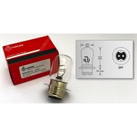 P36D Lucas British Pre Focus Headlight Bulb 6V LLB312 (10 Pack)