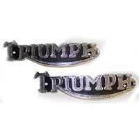 Triumph Tank Badges (PR) 82-1823 82-3496 Motorcycle GS27036