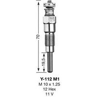 NGK Glow Plug Y-112M1 (2531)
