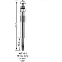 NGK Glow Plug Y-524J (5986)