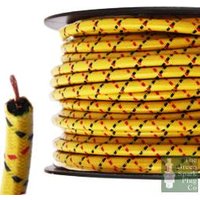 30 Meter Roll 7mm HT Ignition Lead Cable - Gloss YBRF Wire Core Cotton Braided