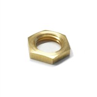 Brass Lock Nut 1/4" BSP - Petrol Fuel Pipe